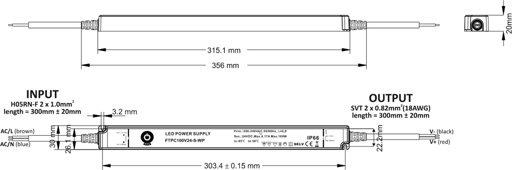 FTPC100V24-S-WP